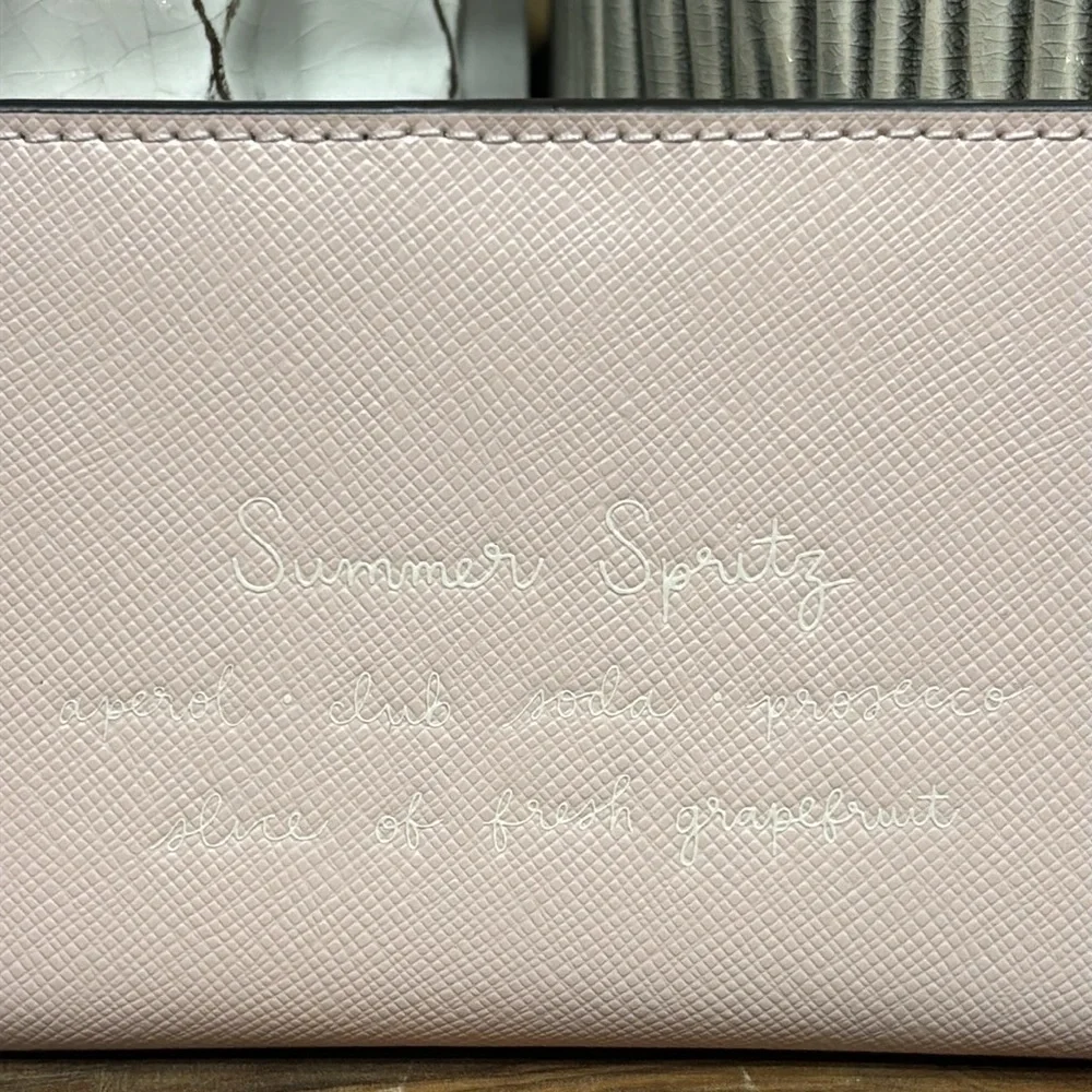 Kate Spade Novelty Tini Embellished Small Slim Bifold Wallet Spritz NWOT - Picture 5 of 16